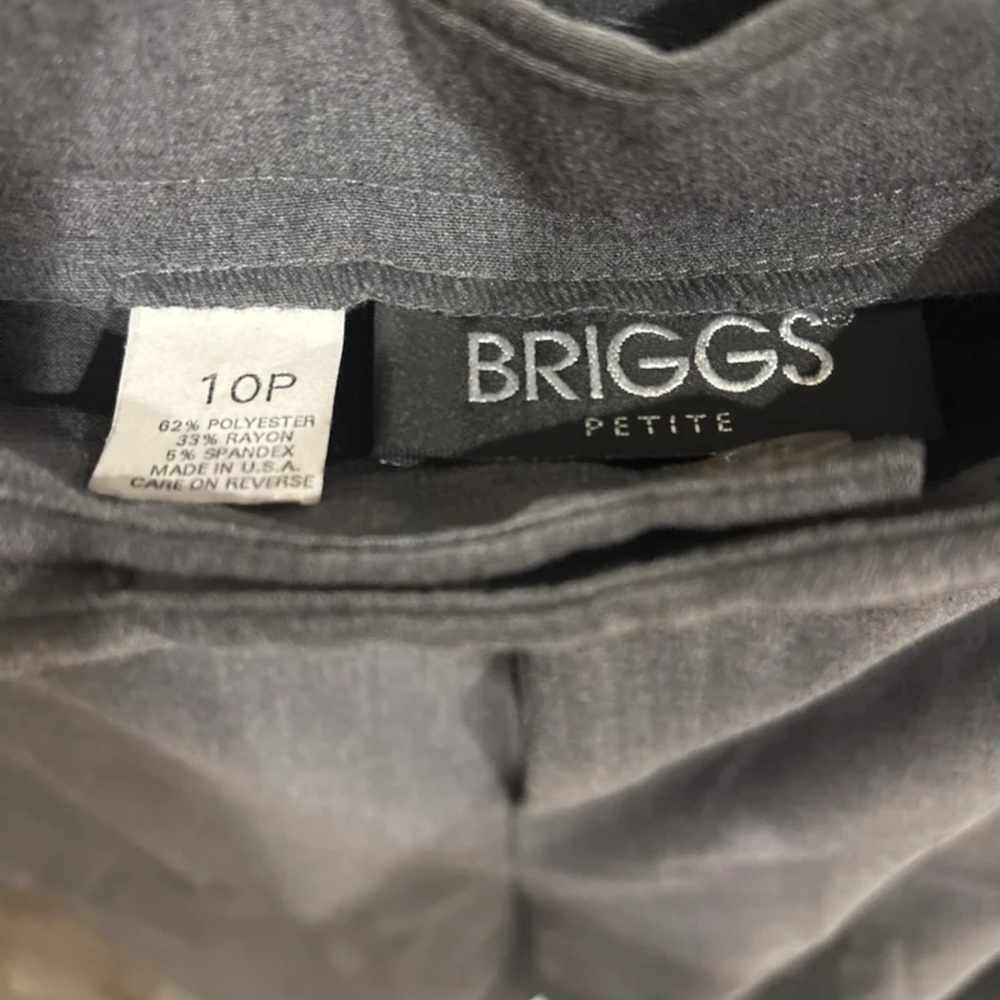 Briggs New York Gray Women's Pants
